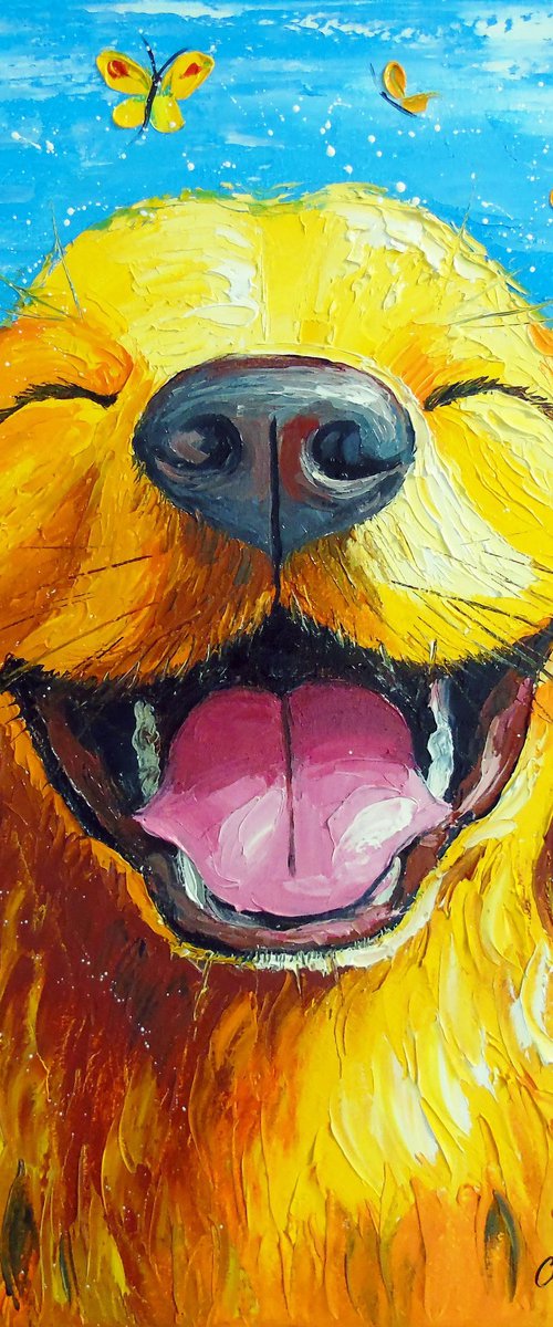 Dog smile by Olha Darchuk