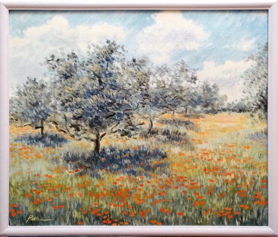 Olive grove 63 x 53 cm