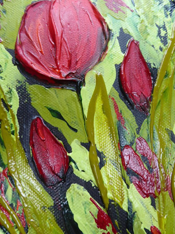 Textured Tulips