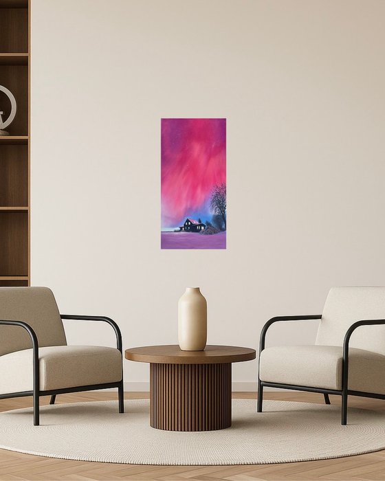 Aurora Borealis. Northern Lights