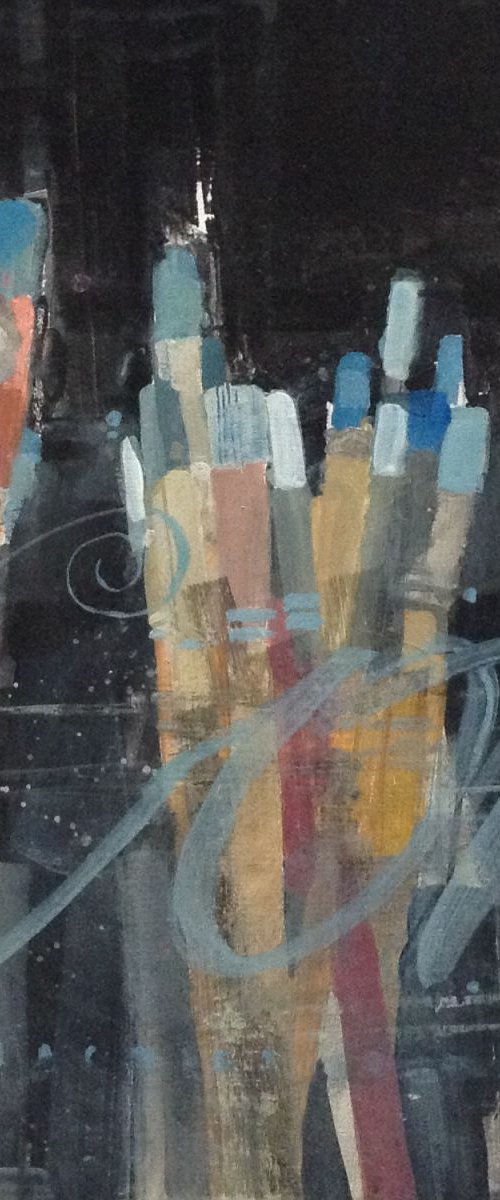 Studio  window, Montmartre, Paris by Julian Sutherland-Beatson