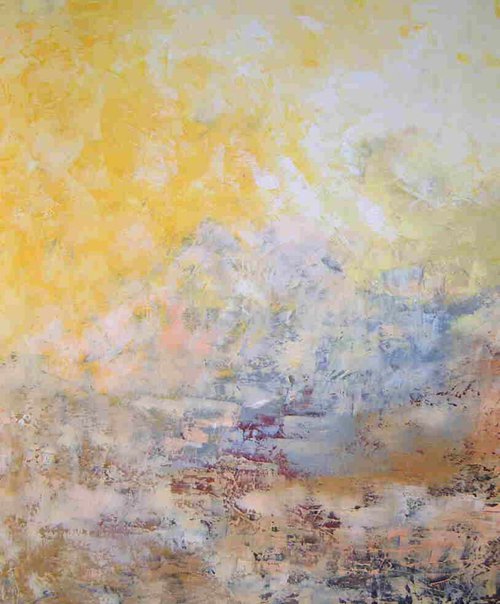 Abstract Landscape (ref#:550-20F) ON OFFER NOW FOR €900 shipped from Australia by Saroja van der Stegen
