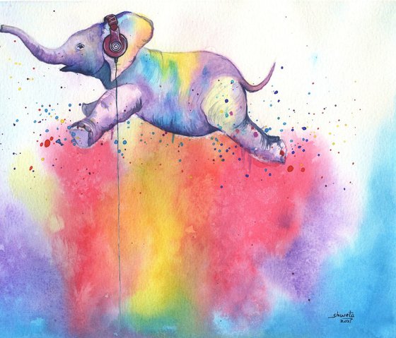 Elephant can jump