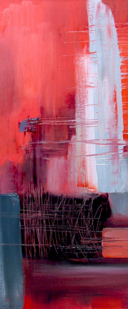 Gray + Red by Irina Sergeyeva