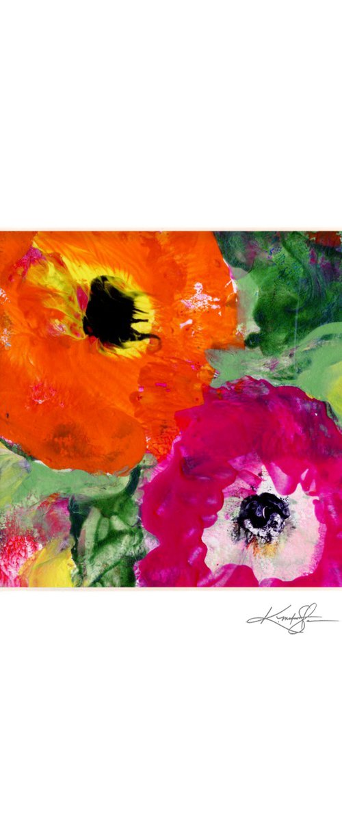 Blooming Magic 182 - Abstract Floral Painting by Kathy Morton Stanion by Kathy Morton Stanion