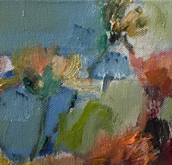 Flowers in the morning light