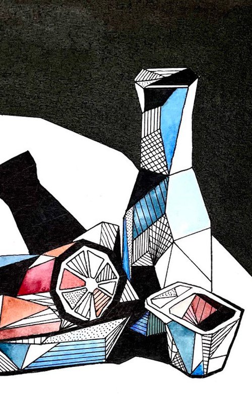 Geometrical still life by Hanna Denysenko