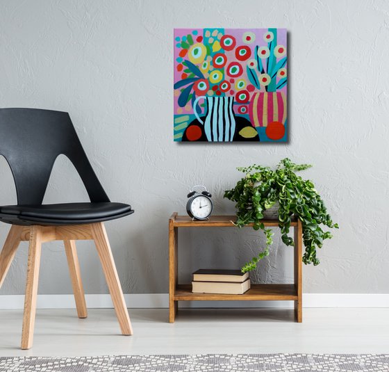 Still Life with 2 Oranges
