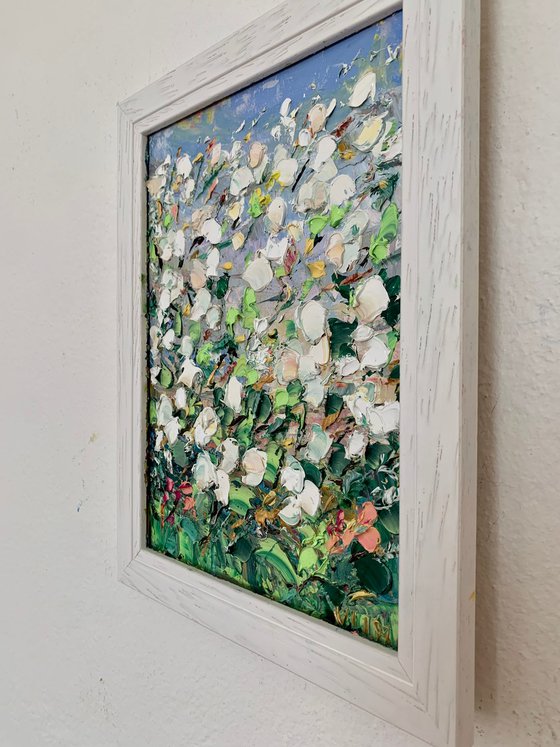 White flowers