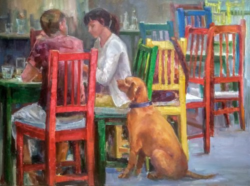 Cafe by Ann Krasikova