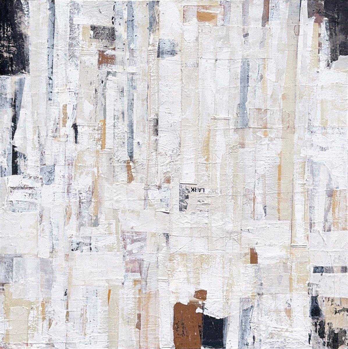 Organic Abstract Painting By Adam Collier Noel, 60 X 60, Lark, Original Artwork