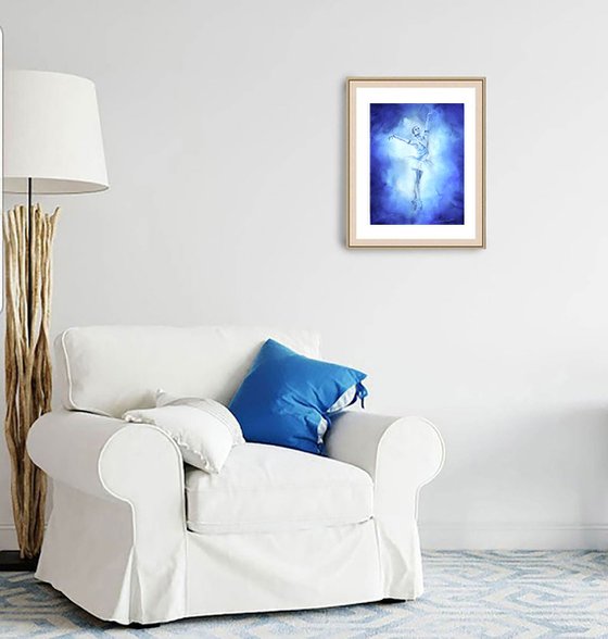 Blue color mood