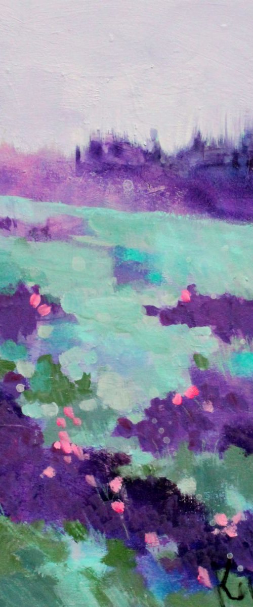 Meadow of Purple Flowers by Kerri McCabe