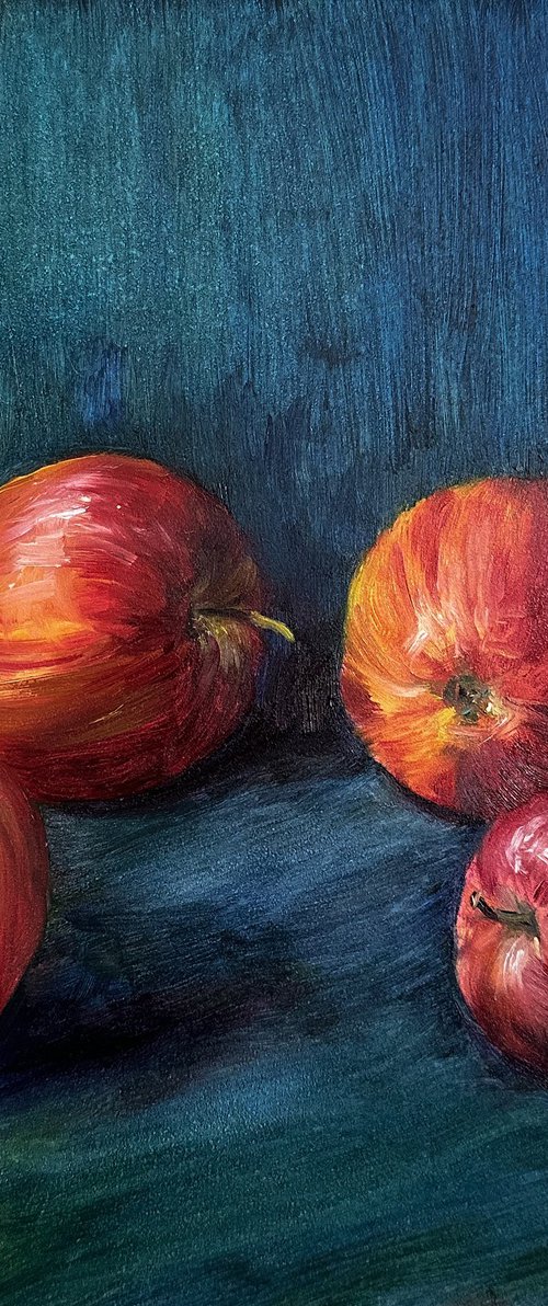 Blue depth, red light by Irina Sherbiak