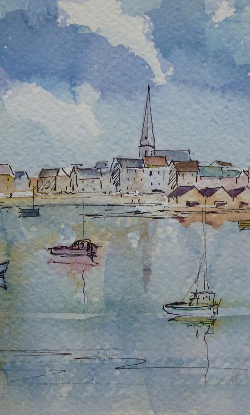 Impressions Dunlaoghaire by Maire Flanagan