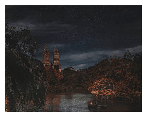 Central Park - 30 x 24"-  Dusk Series by Brooke T Ryan
