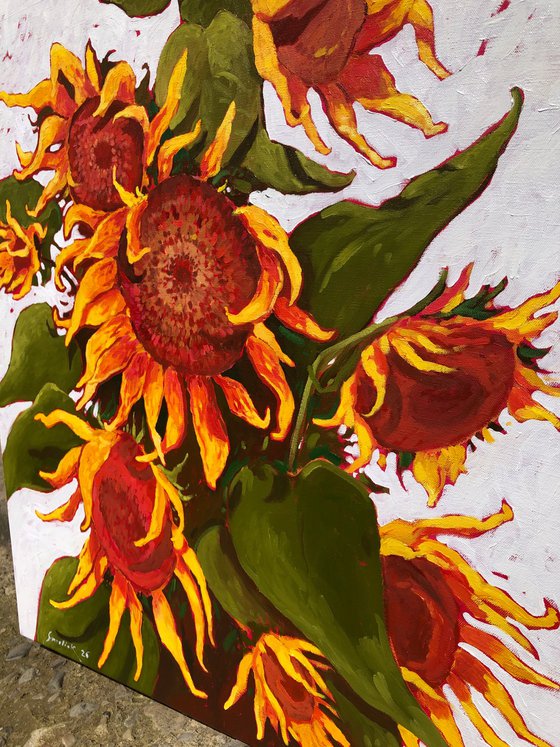 Golden Sunflowers