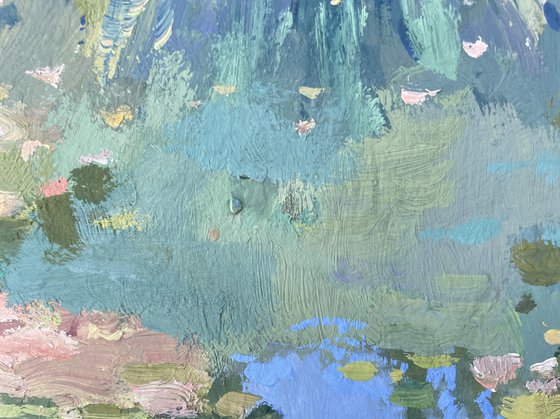 Summer pond echo