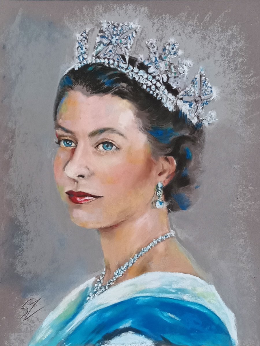 Queen, Elizabeth II by Susana Zarate