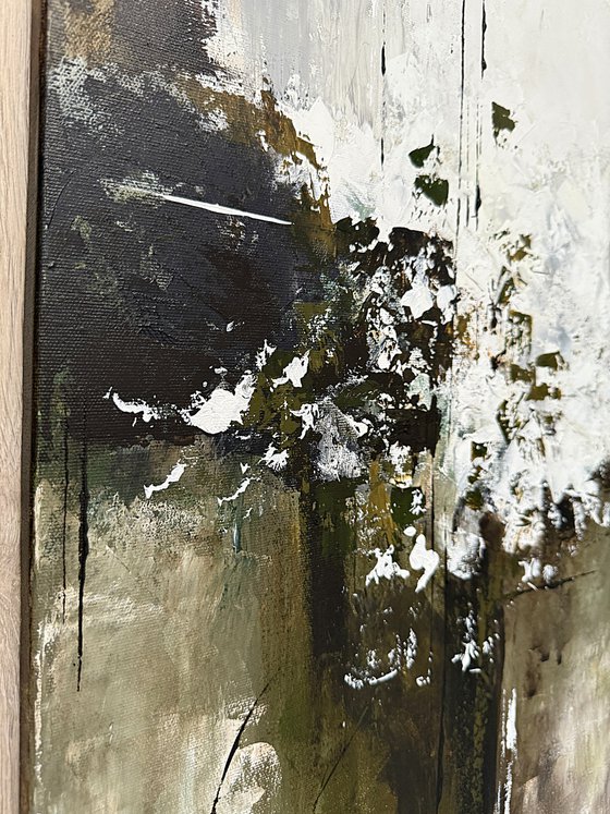 Ochre & Olive Abstraction set