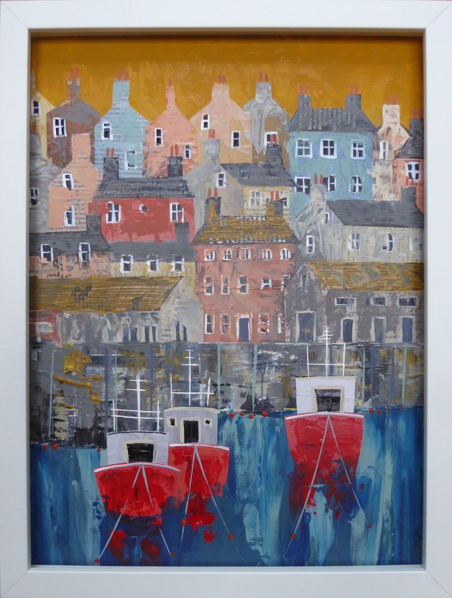 Landscape Painting By Elaine Allender, 13 X 17, Three Sisters, Original Artwork