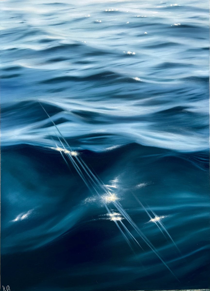 Long way go (calm blue) by Valeria Ocean