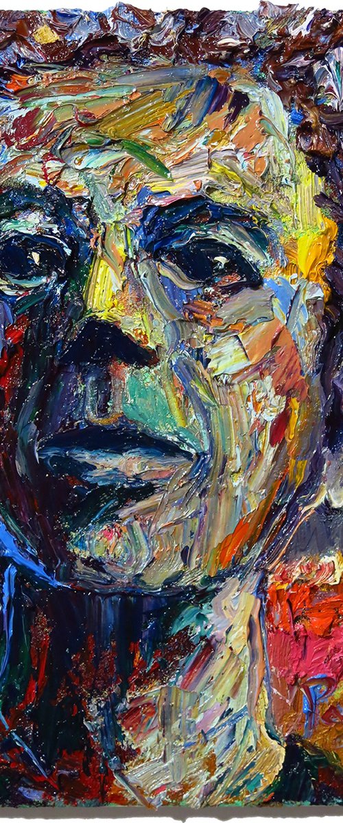 Original Oil Painting Portrait by David Padworny