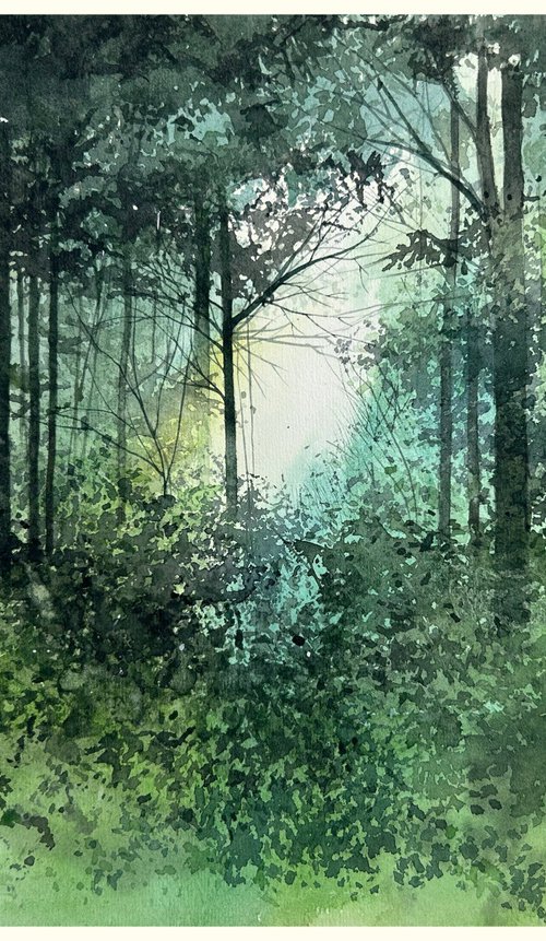 Forest landscape by Nazar Grunyka