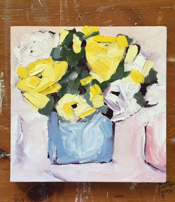 Yellow Spring 3.28 - Oil on Panel