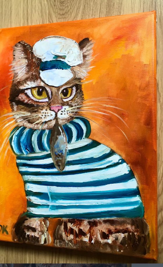 Troy The Cat Fishing  Cat