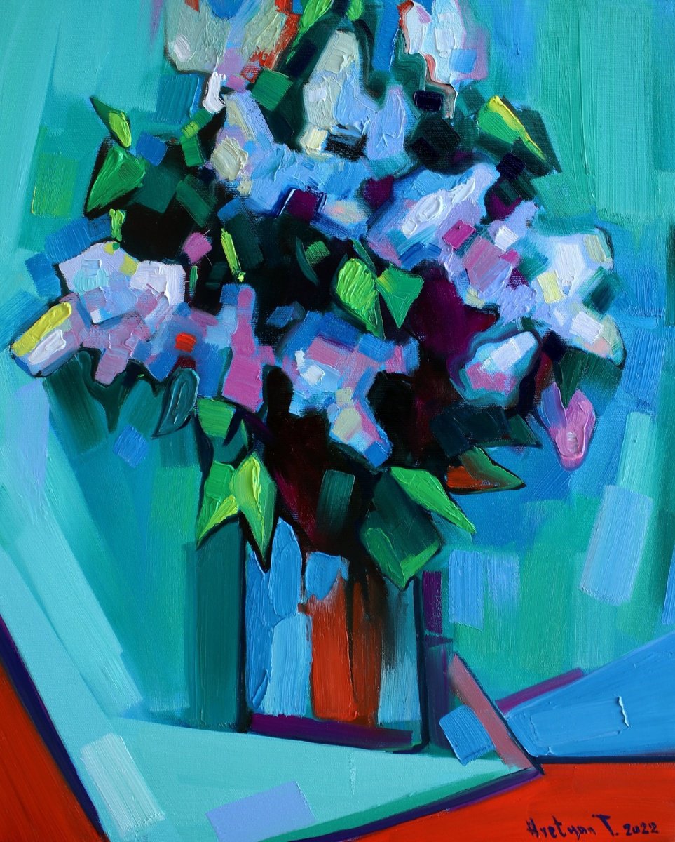 Lilacs By Tigran Avetyan, 18 X 22, Artwork For Sale On Artfinder