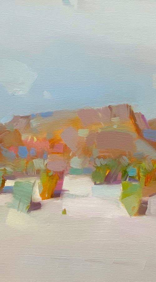Desert, Original oil painting, Handmade artwork, One of a kind by Vahe Yeremyan