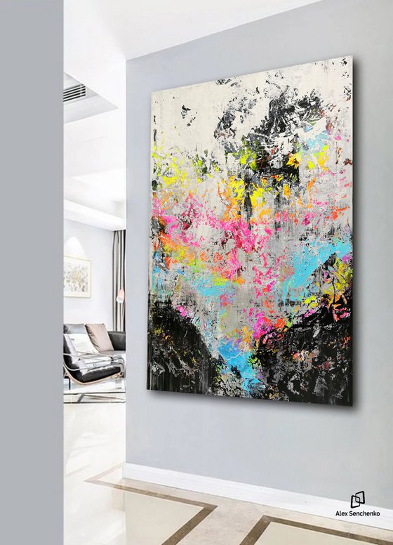 160x120cm. / abstract painting / Abstract 2154