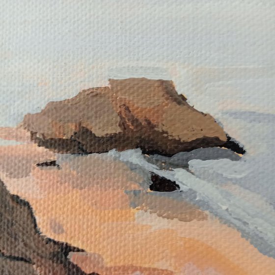 Postcard of Catherine's Island Castle beach