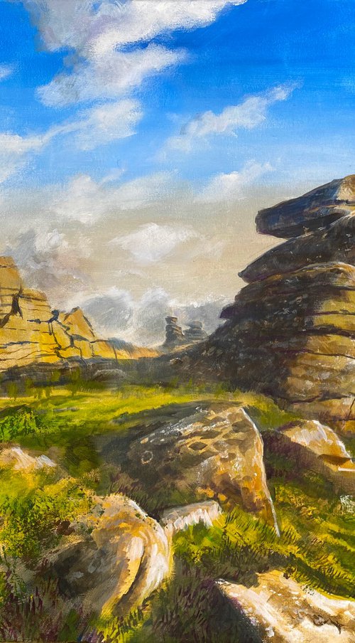 Hound Tor, Dartmoor by Daniel Loveday