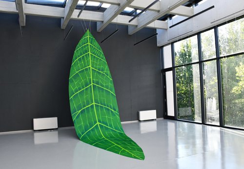 Leaf Installation by Zeljka Paic