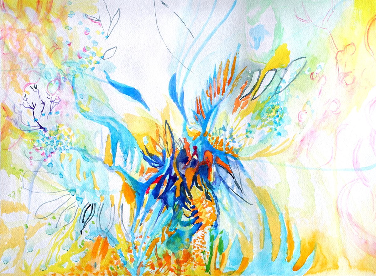 Inner Wings, growing softly by Carolin Goedeke