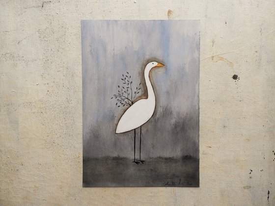 The white egret
