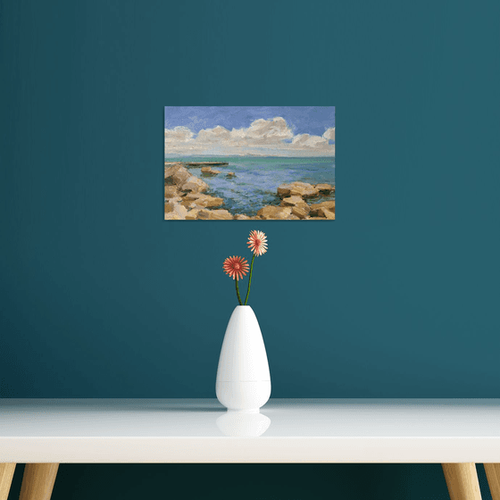 Etude"Roks, clouds"
