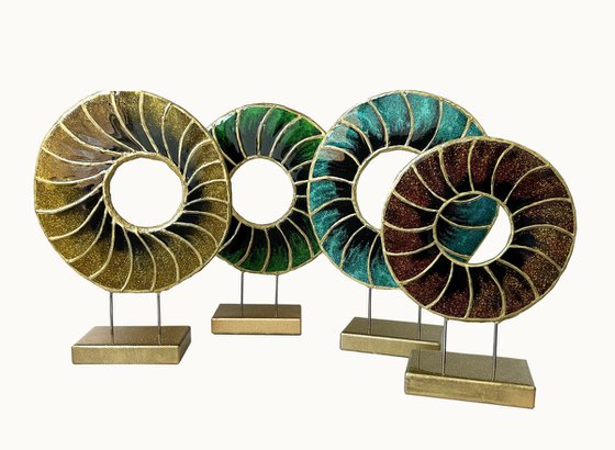 Turquoise Eye. Table decoration Sculpture 3D. Art. Modern Art. Good Eye. Contemporary decor, Art object