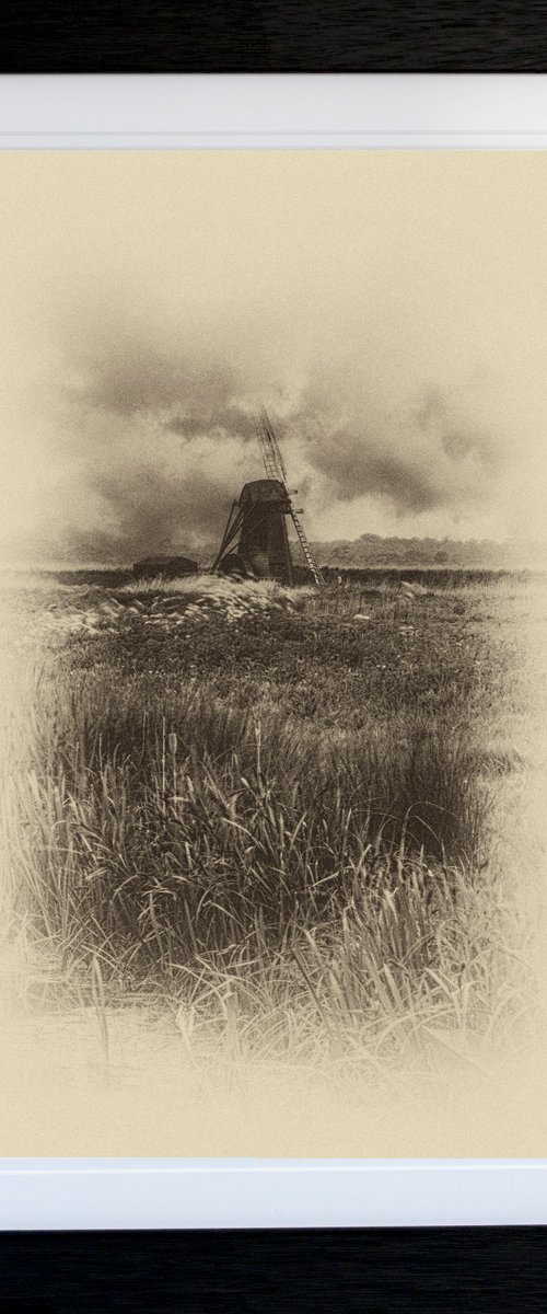 Herringfleet Windmill Antique by Michael McHugh