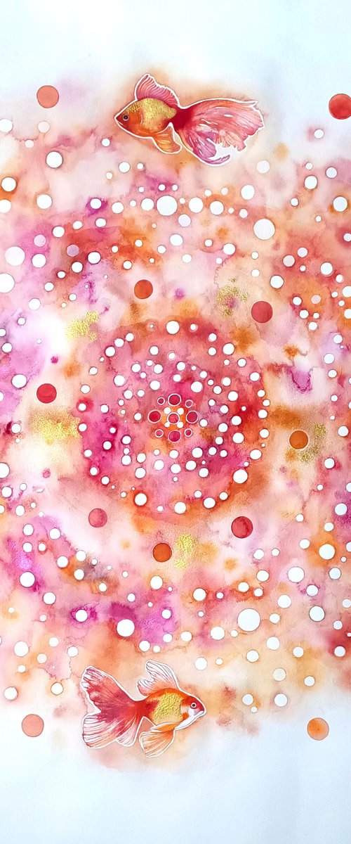 Ruota in luce rosa by Ilaria Finetti