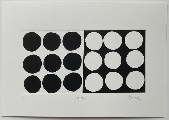 Mono No.1 original abstract monotype