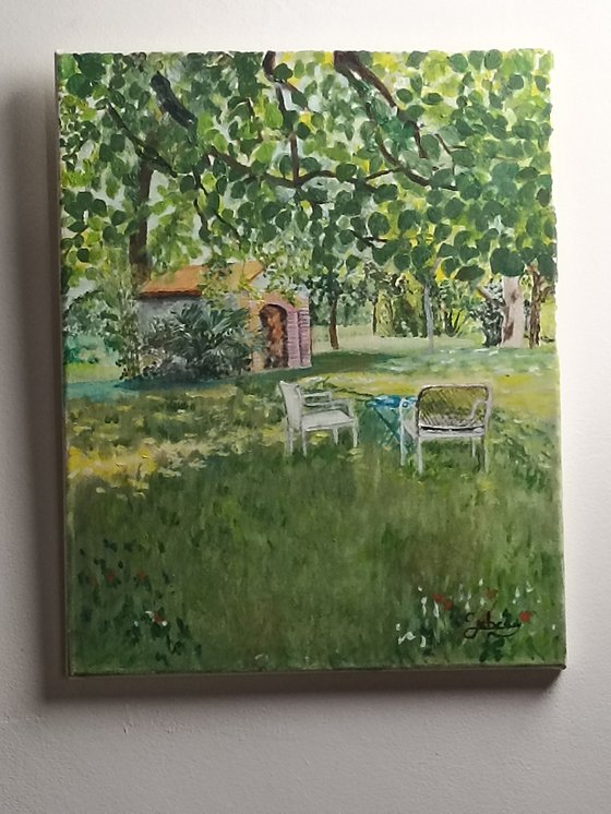 Garden in the country side