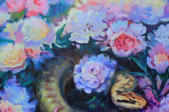 Dangerous beauty. Snake