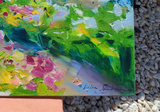 Walk in a botanical garden