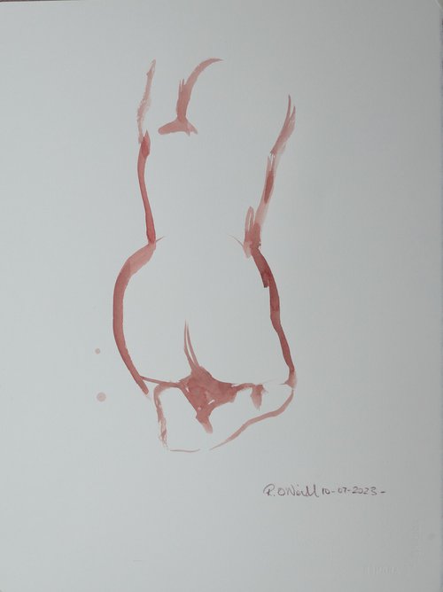 female nude back study by Rory O’Neill