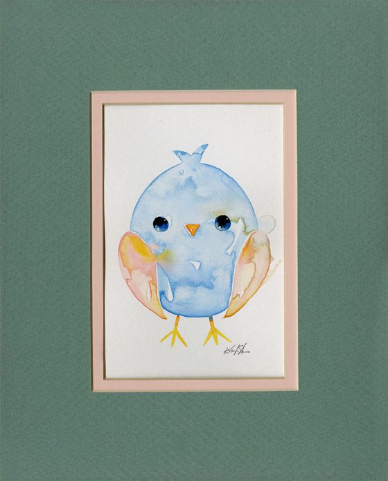 Chick - Watercolor by Kathy Morton Stanion