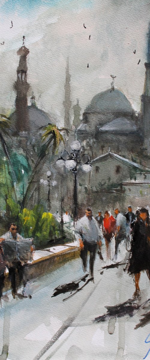 Istanbul at Dusk by Maximo Damico