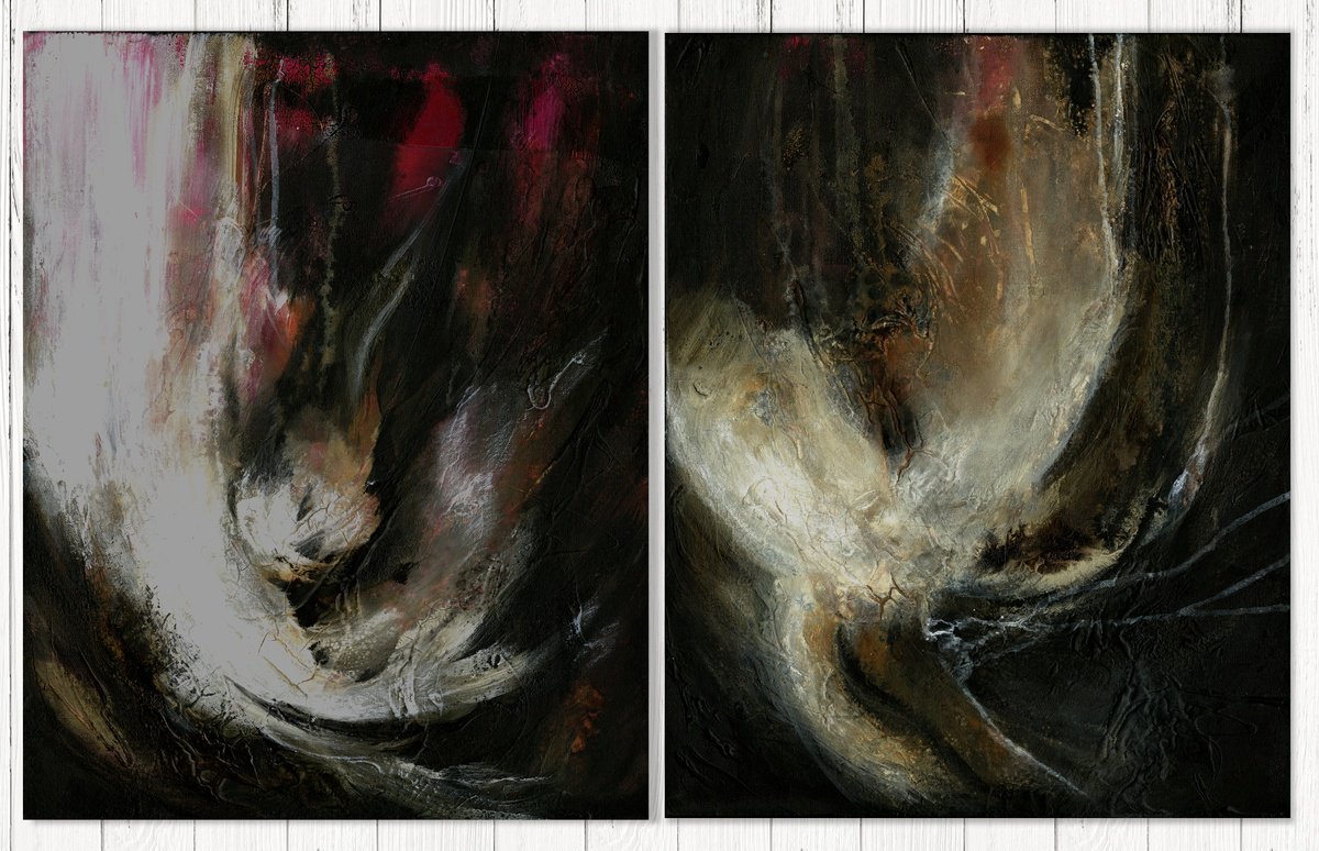 Expressive Painting , Rhythm Of Nature By Kathy Morton Stanion, 32 X 20, Artwork For Sale On Artfinder